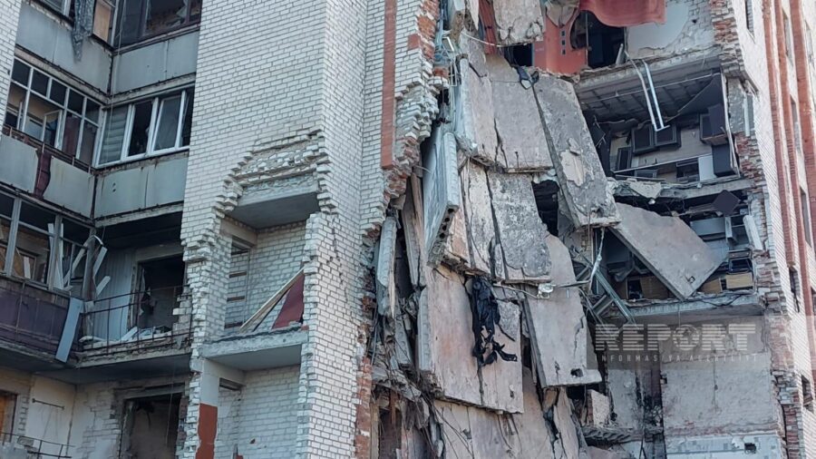 Döyüşlərin yerlə yeksan etdiyi Donbasdan fotoreportaj