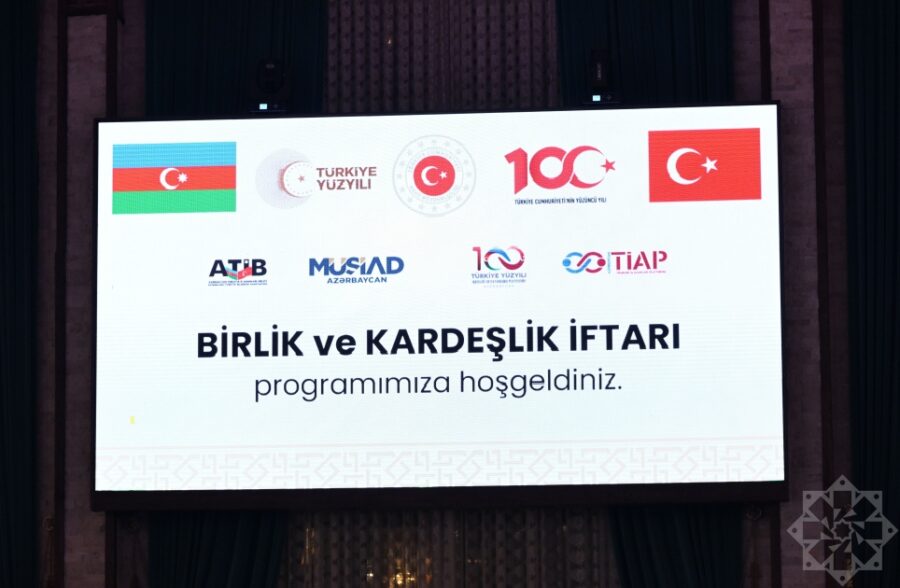 Türkiyə səfirliyi iftar süfrəsi təşkil etdi - FOTO