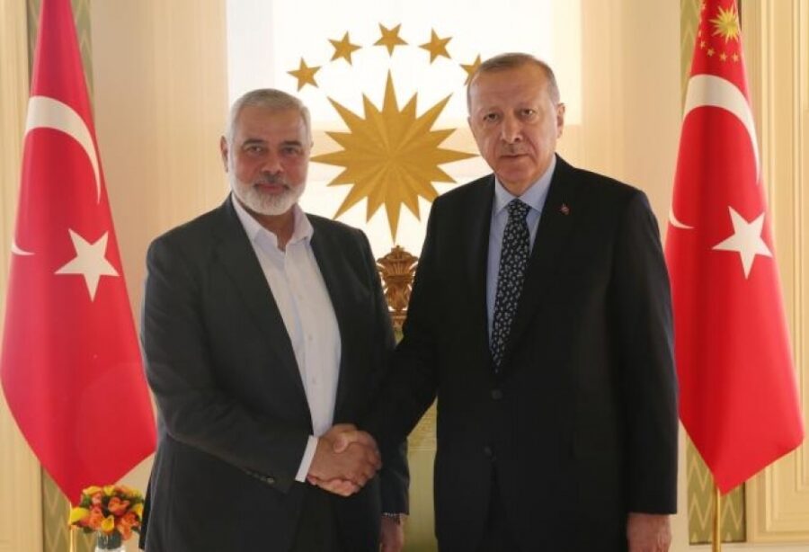 Ərdoğan HƏMAS rəhbəri ilə görüşdü