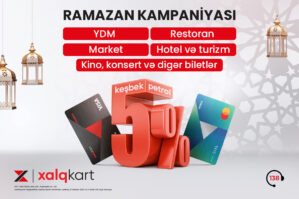 XalqKartla bayram günlərində 5% keşbek/petrol qazanın! 