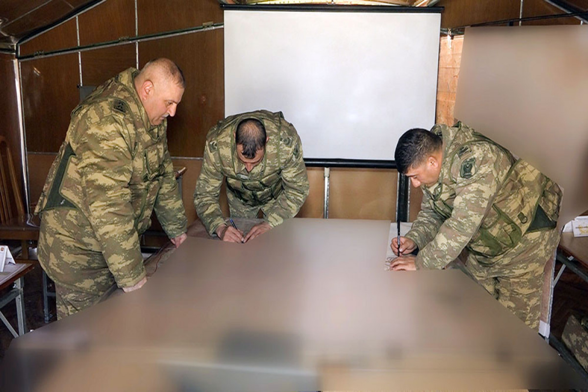 Naxçıvanda növbəti komanda-qərargah təlimi - VİDEO