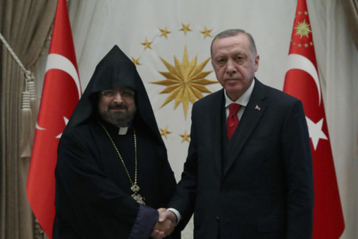 Ərdoğan Türkiyə Ermənilərinin Patriarxına müraciət etdi