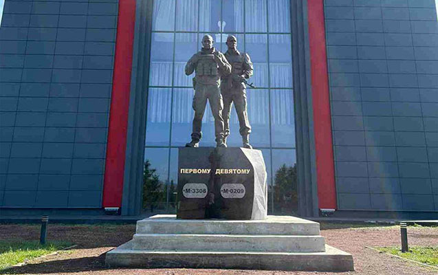 Priqojinlə Utkinə heykəl qoyuldu - FOTO