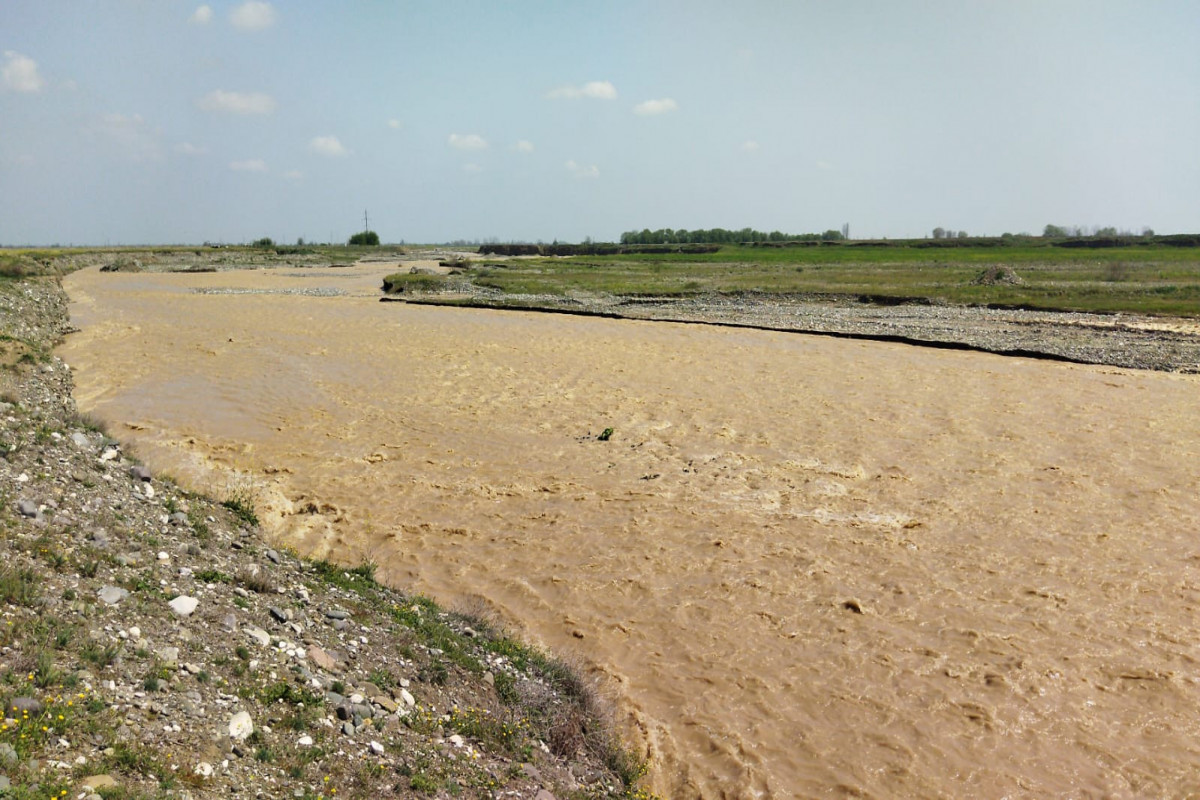 Bəzi çaylarda sululuq artdı