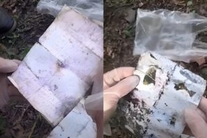 Azərbaycanda liseyin həyətindən cadu tapıldı - VİDEO