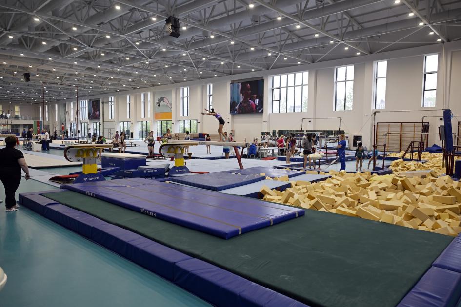 Bolqarıstan Prezidenti və xanımı Milli Gimnastika Arenasında - FOTOLAR