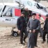 Ilham Eliyevlə gorusdən qayidan Iran Prezidentinin helikopteri qəza enisi edib 780x470 1