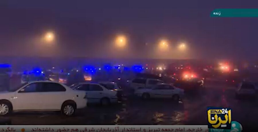 Helikopterin qəzaya uğradığı yerdə son vəziyyət - VİDEO