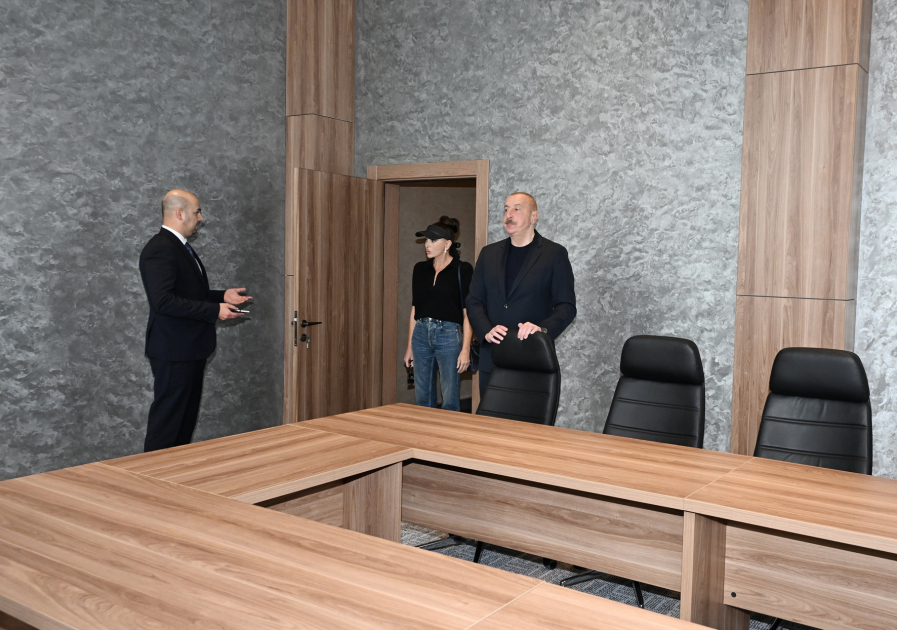 İlham Əliyev və Mehriban Əliyeva “Ağalı” hotelinin açılışında - FOTOLAR