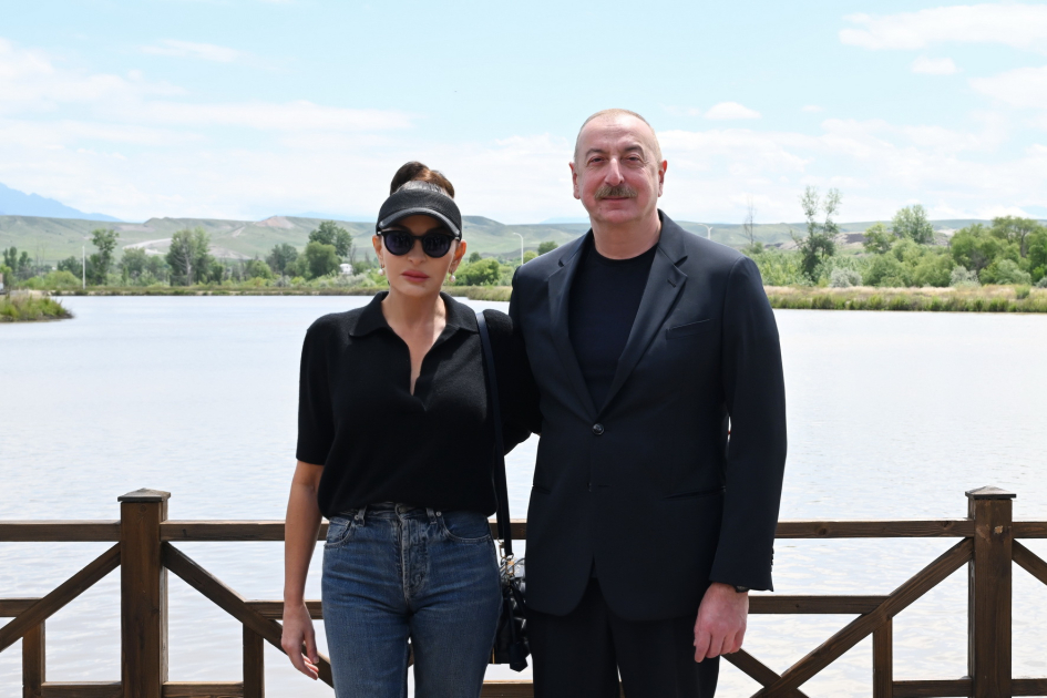 İlham Əliyev və Mehriban Əliyeva “Ağalı” hotelinin açılışında - FOTOLAR