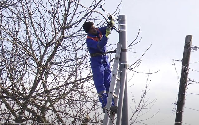 “Azərişıq” cənub rayonlarında yenidənqurma işlərini davam etdirir - VİDEO