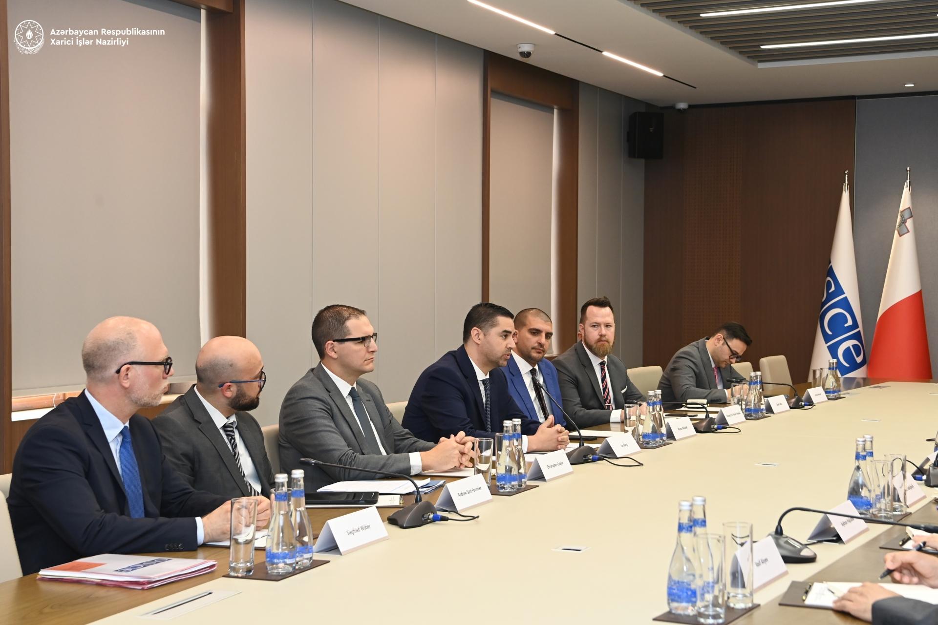 ATƏT sədri Ceyhun Bayramovla görüşdü - YENİLƏNİB