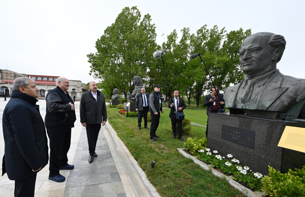 Prezidentlər Şuşada: Lukaşenkonun Qarabağa hədiyyəsi - FOTOLAR 16 gh 3
