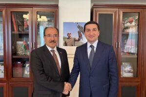 Hikmət Hacıyev Cahit Bağcı ilə bunu müzakirə etdi - FOTO