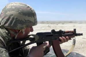 Hərbçilərimiz "düşmən hədəfləri"ni məhv etdilər - VİDEO