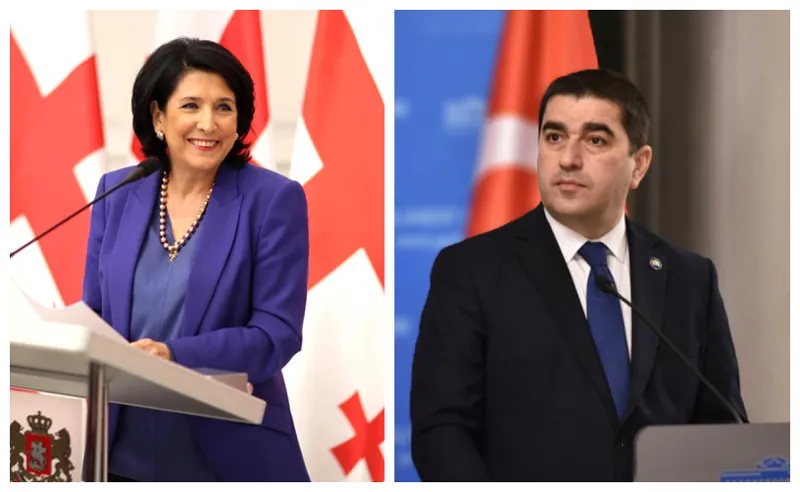 Gürcüstanda siyasi xaos: spiker prezidenti ittiham etdi 1 papuashvilizurabishvili 47266