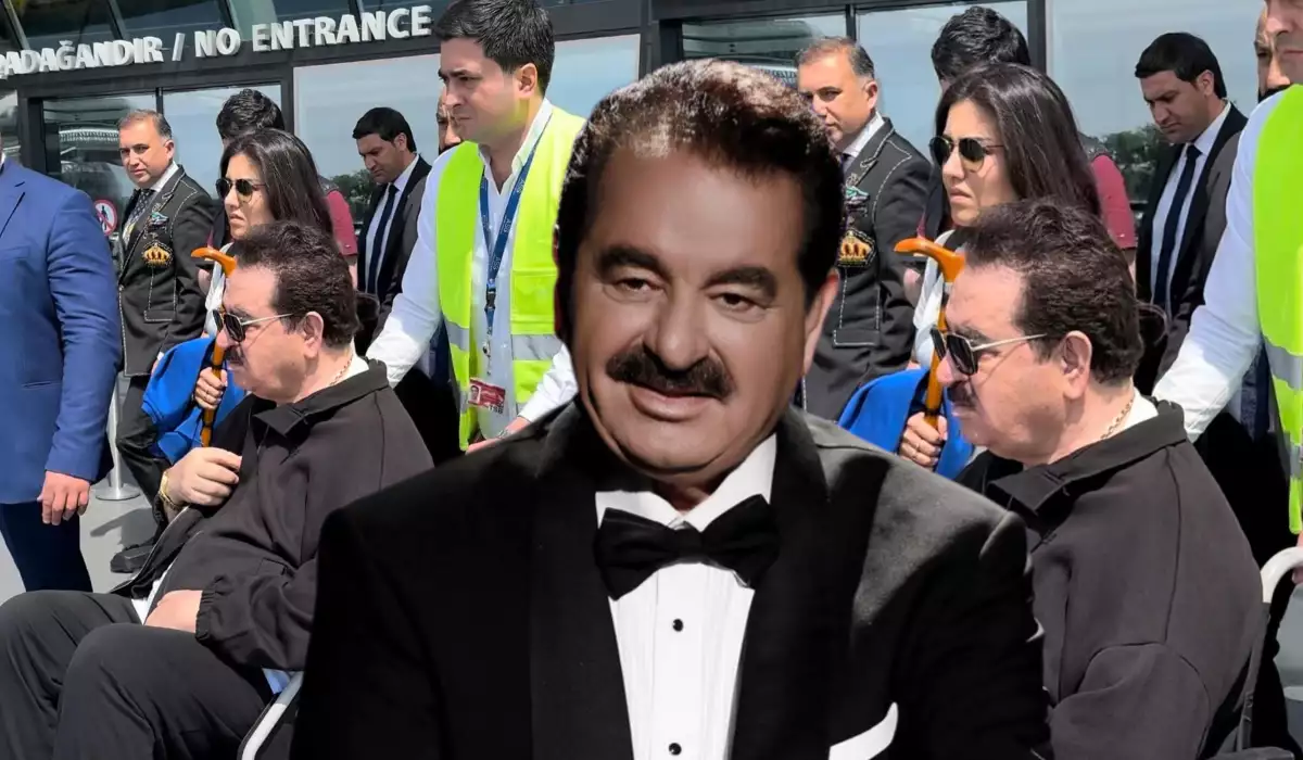 Tatlıses Bakıya əlil arabasında gəldi - FOTOLAR