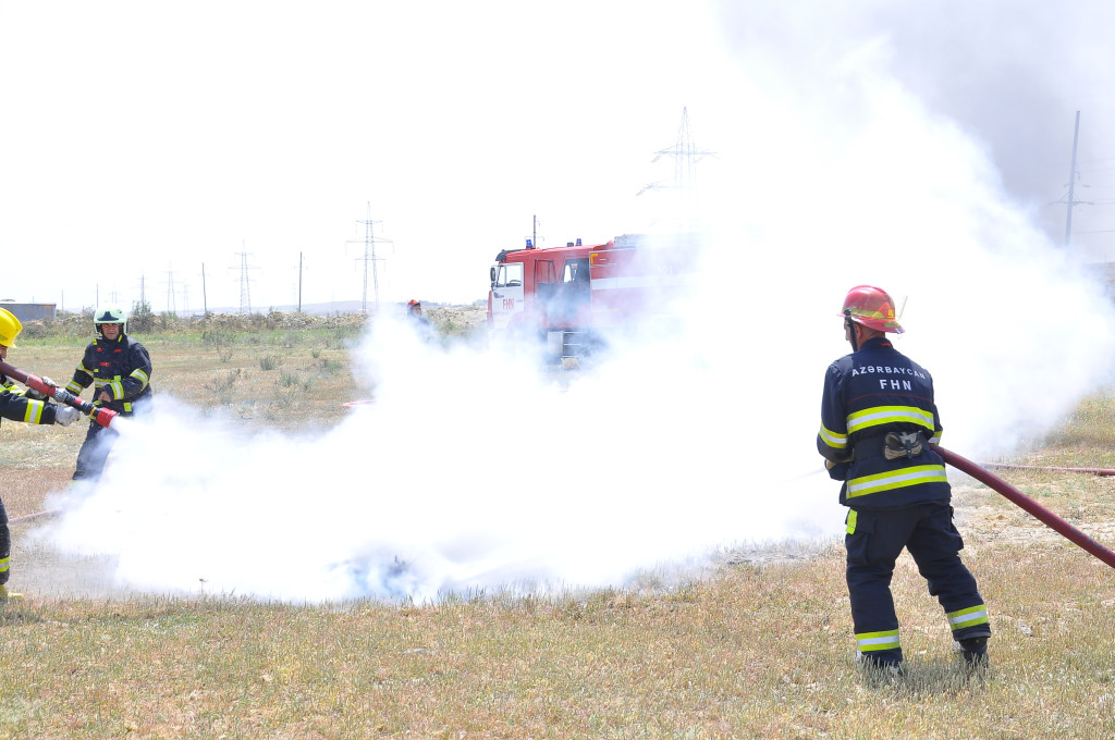 Bakı-Novorossiysk şimal ixrac neft boru kəmərində təlim - FOTOLAR
