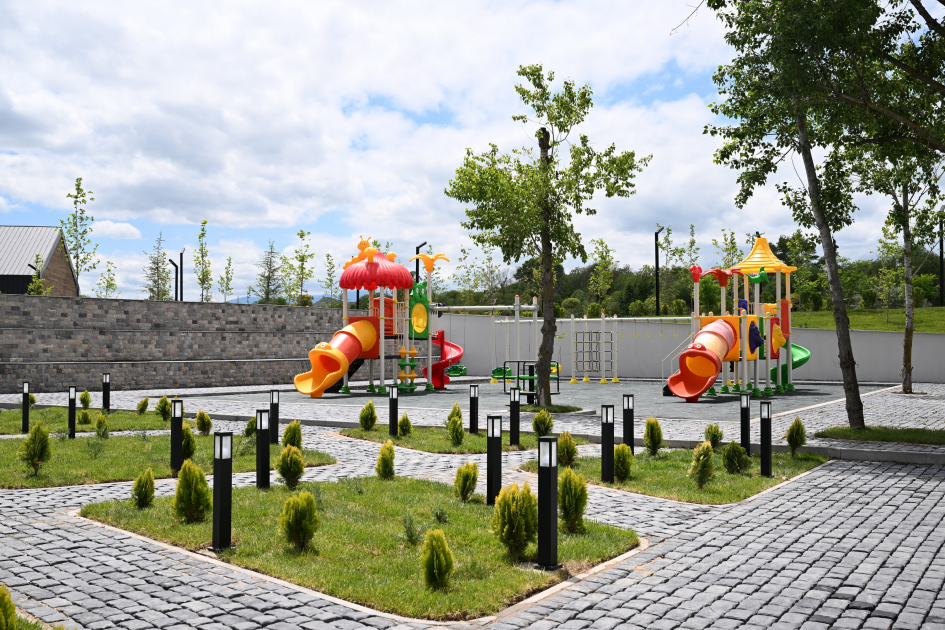 İlham Əliyev və Mehriban Əliyeva “Ağalı” hotelinin açılışında - FOTOLAR