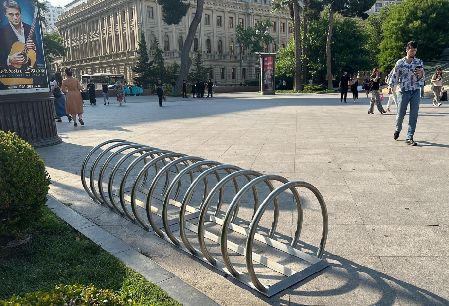 Bakıda velosipedlər üçün parklanma məntəqələri müəyyən edildi - FOTO