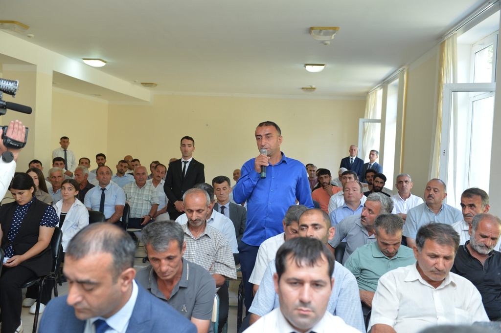 Bəliton sakinləri Taleh Qaraşovun səyyar görüşündən razı qaldılar - FOTOLAR