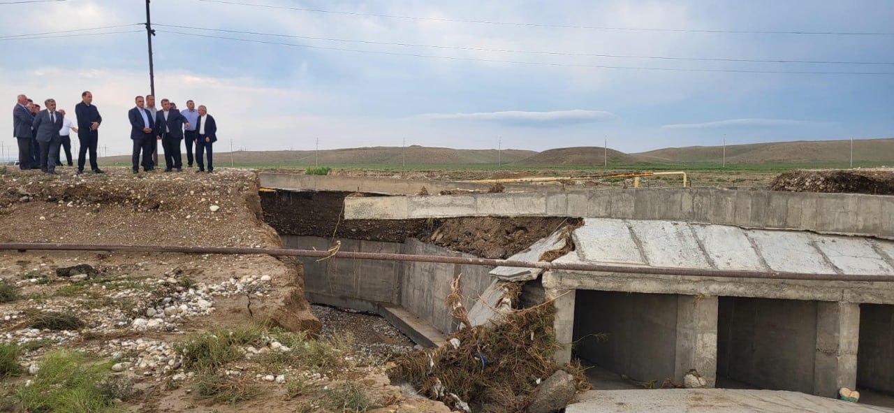 Goranboyda selin yaratdığı fəsadlar: 20 ev, 200 hektar ərazi... - FOTO / VİDEO