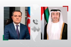 Ceyhun Bayramov Nəhyanla iqlim dəyişikliyini müzakirə etdi