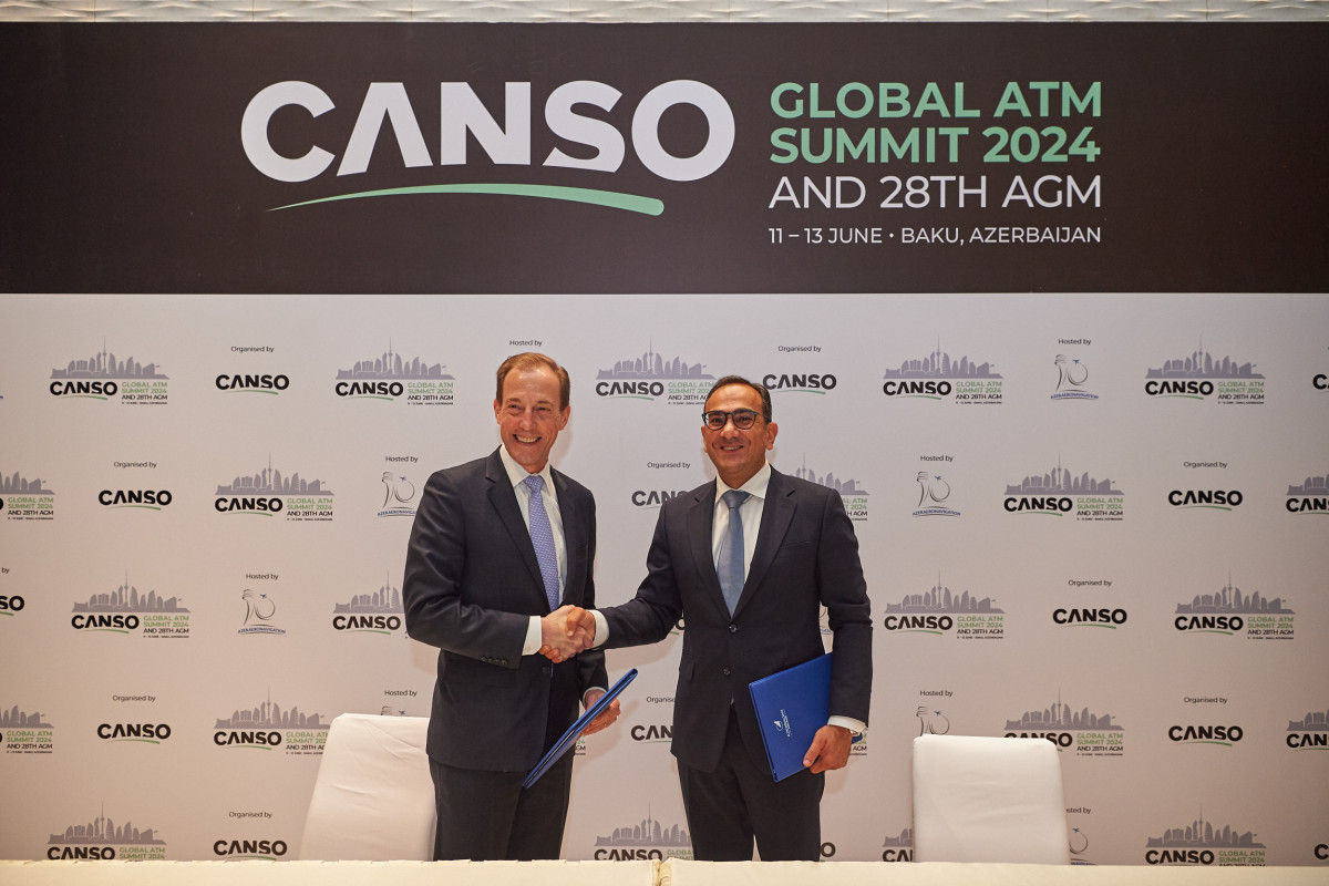 AZANS "Aireon” şirkəti ilə müqavilə imzaladı - FOTOLAR