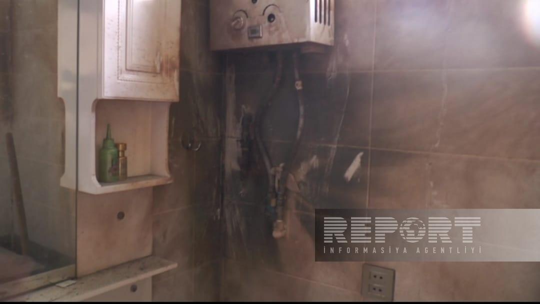 Balakəndə evi ildırım vurdu: divarlar deşildi, otaqlar dağıldı - FOTOLAR