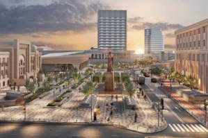 "28 May" metrostansiyasının qarşısında hansı işlər görülür? - FOTOLAR