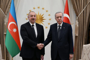 İlham Əliyevin Ərdoğanla təkbətək görüşü oldu - FOTOLAR