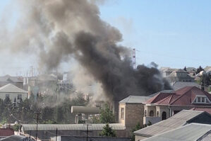 Masazırda güclü yanğın - VİDEO