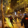 0703 OPROTESTS police chase LEDE