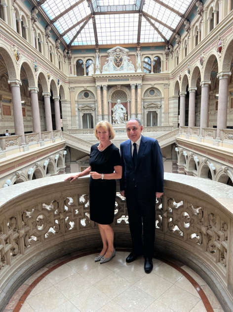 Kərim Vəliyev Vyanada avstriyalı həmkarı ilə görüşdü - FOTO