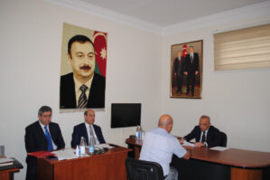 Azərbaycan Dövlət Su Ehtiyatları Agentliyinin sədri Şirvanda vətəndaşlarla görüşüb