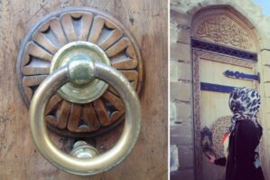 İçərişəhərdə dəb olan qapının ilginc sirri: qadın gələrsə... - FOTO