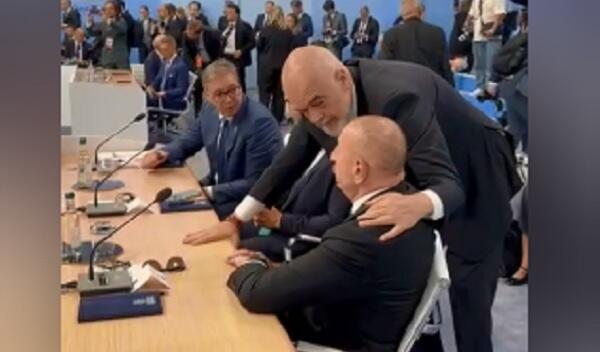 Edi Ramanın Əliyevlə müzakirəsi diqqət çəkdi - VİDEO 1 edi rama eliyev