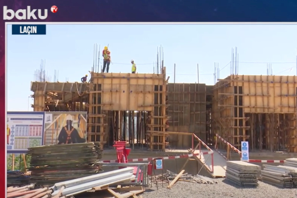 Laçında ilk məscid tikilir - VİDEO