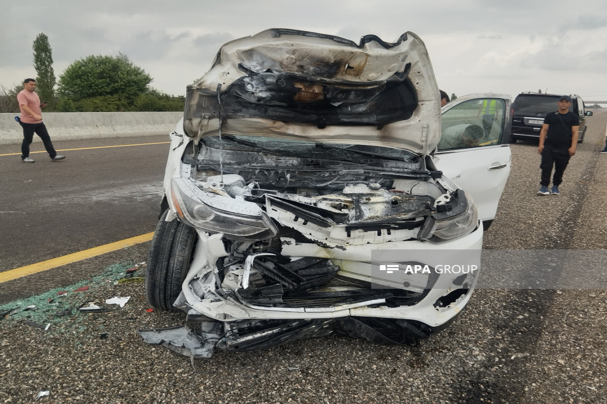 Ödənişli yolda ağır qəza: 8 yaralı - ADLAR