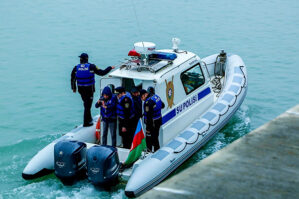 Su polisi Xəzərdə əməliyyat keçirdi - VİDEO