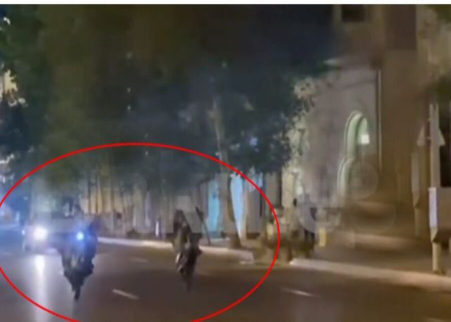 Təhlükəli manevrlər edən motosiklet sürücülərindən xəbər var