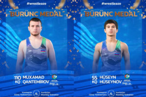İki güləşçimiz dünya çempionatında bürünc qazandı