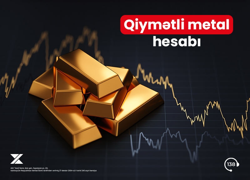 Xalq Bankda qiymətli metal hesabı