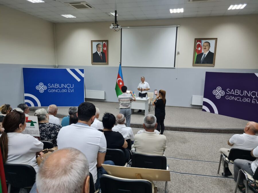 Fazil Mustafa seçicilərlə beşinci kütləvi görüşünü keçirdi - FOTO