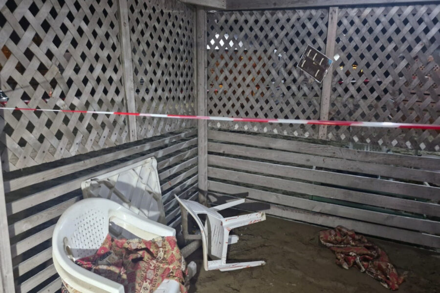 Mərdəkanda silahlı insident: güllələyib öldürdü - Hadisə yerindən görüntülər / VİDEO