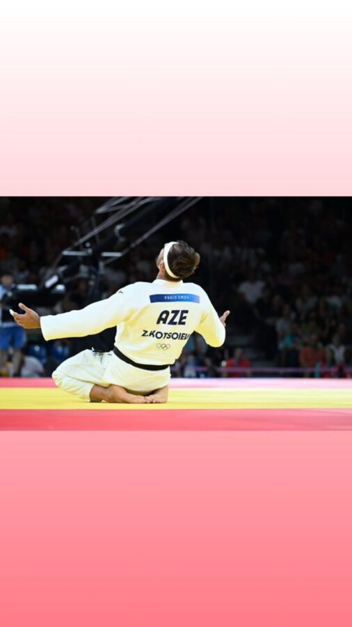 Leyla Əliyeva Zelim Kotsoyevin çempion olması ilə bağlı paylaşım etdi - FOTOLAR