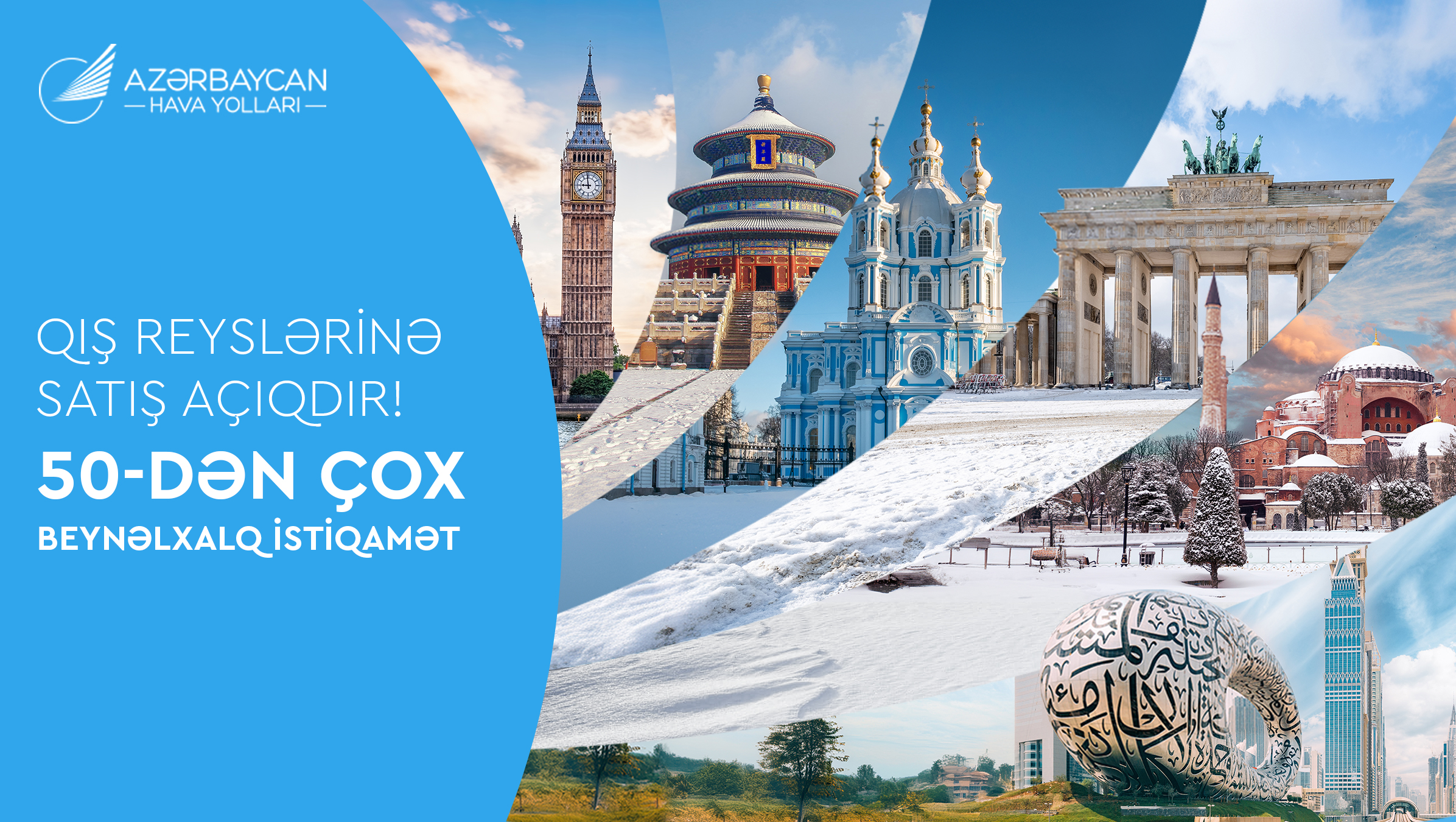 AZAL 2024–2025-ci illər üzrə payız-qış uçuş cədvəlini açıqladı