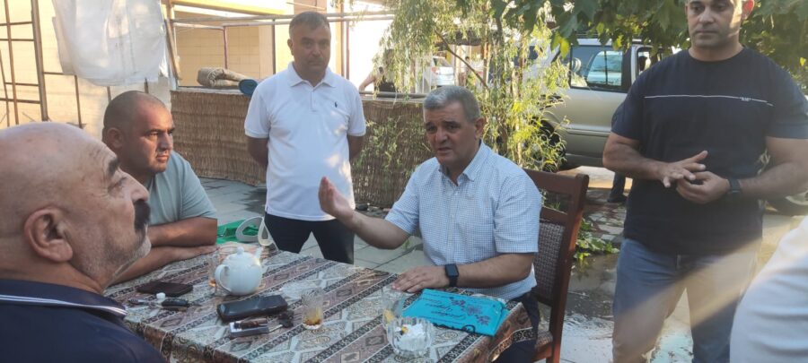 Fazil Mustafa qazilərlə görüşdü - FOTO