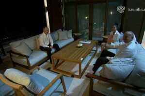 Putin İlham Əliyevin evində - FOTOLAR