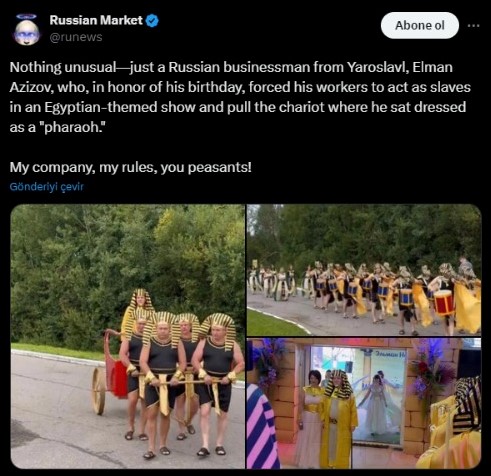 Azərbaycanlı biznesmen özünü firon elan etdi: "qullar"ı belə işlətdi - İnanılmaz FOTOLAR